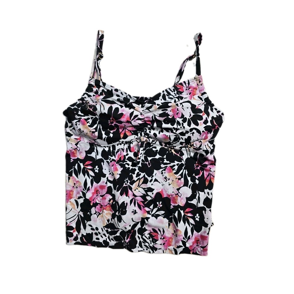 Swimsuit For‎ All 16 Tankini  Women's  Floral  Underwire
